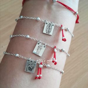 Pulsera Escapulario Mini en Plata .950