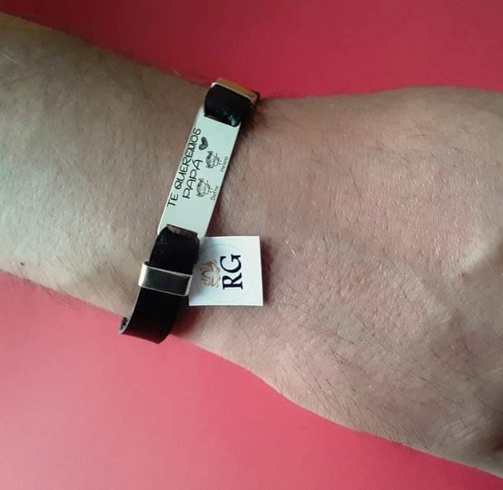 Pulsera de Placa Personalizada en Plata .950