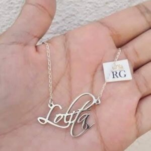Collar de Nombre Personalizado en Plata .925