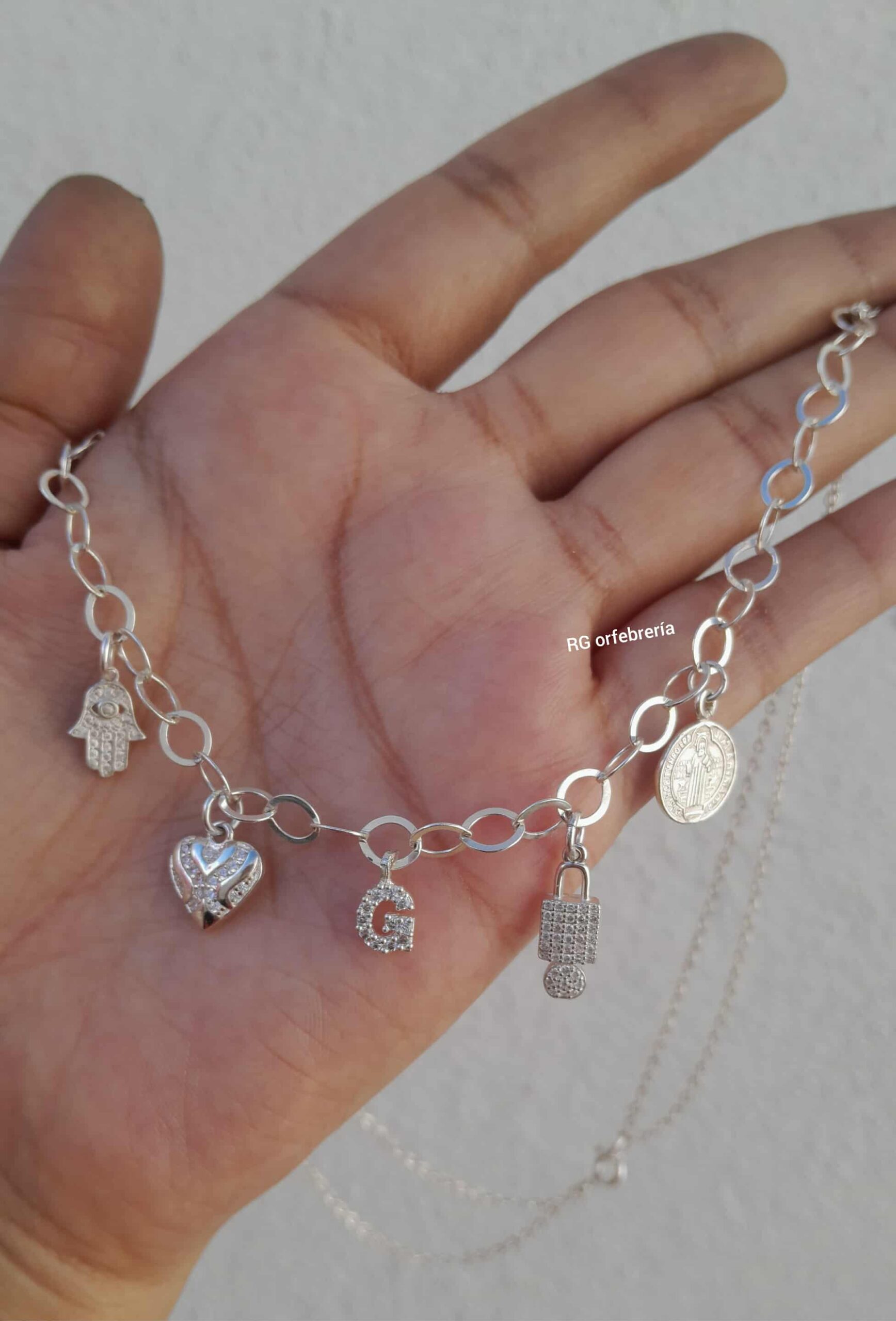 Pulsera o Collar Dijes de los Buenos Deseos 2026 en Plata .925 - Imagen 2