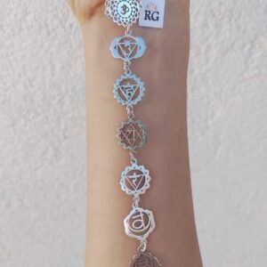 Collar 7 Chakras en Plata .950