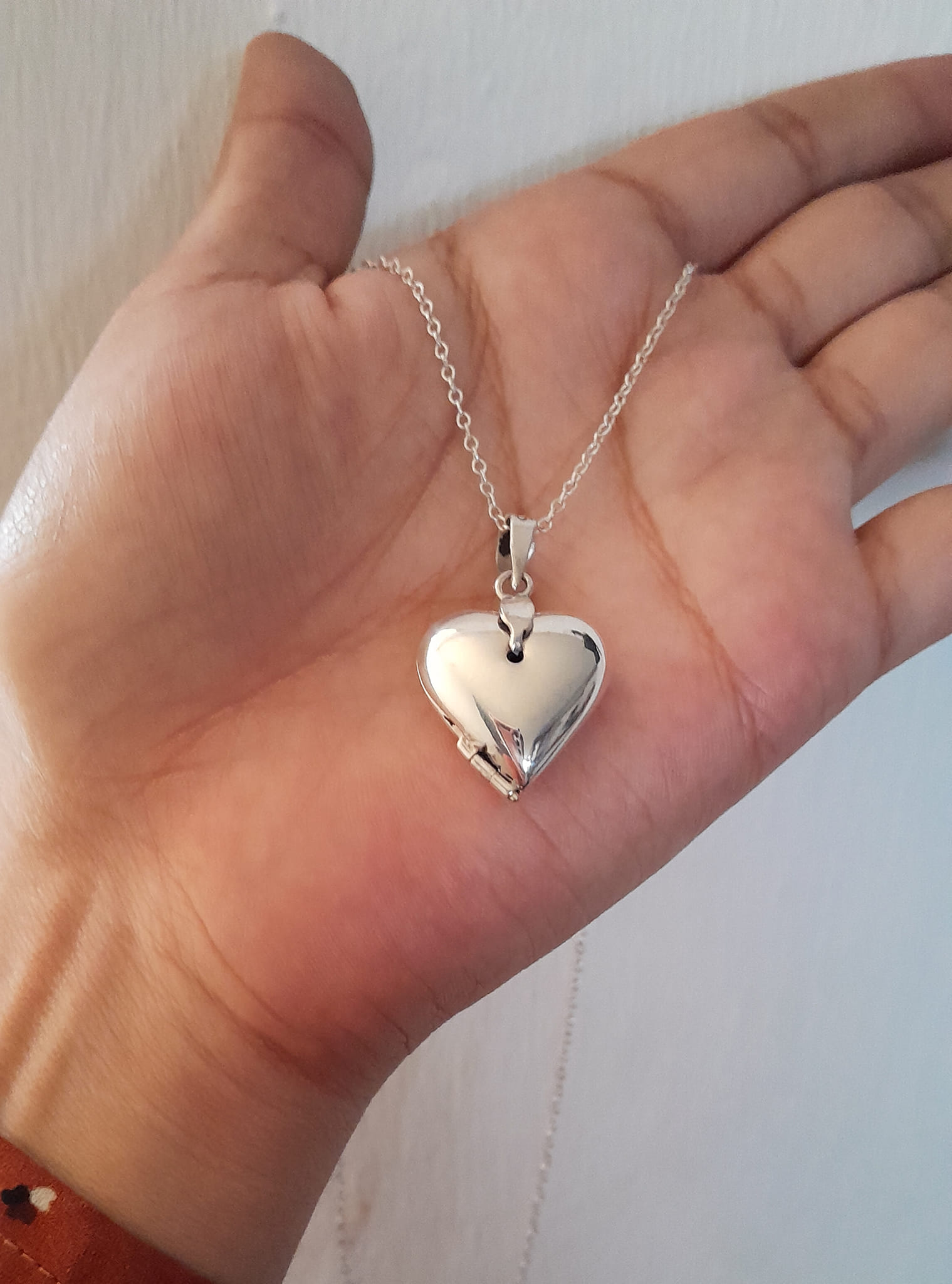 Relicario de Corazón en Plata .925