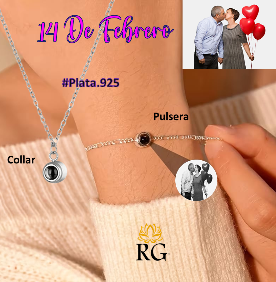 Foto Proyección Personalizado en Plata .925